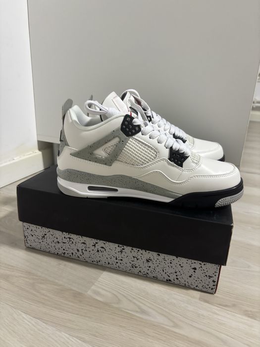 Jordan 4 white cement