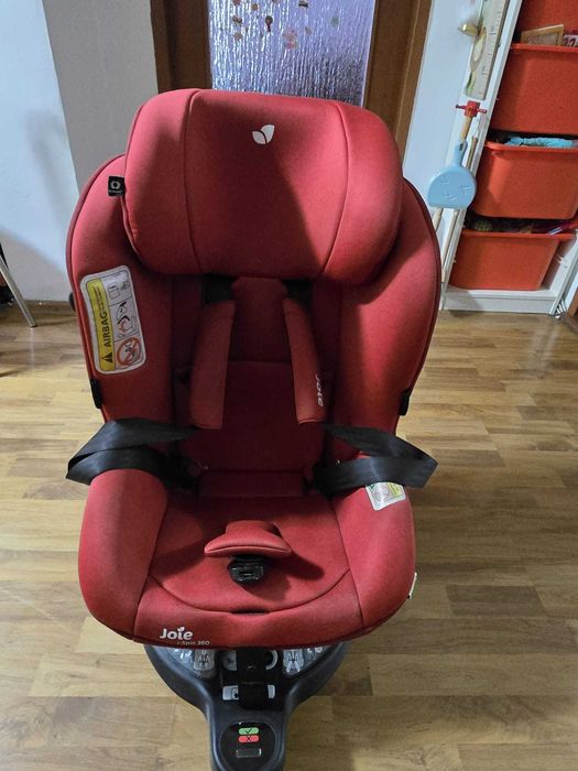 Scaun auto JOIE Stages C0925CHCHY000, 3 puncte, 0-25 kg, roșu