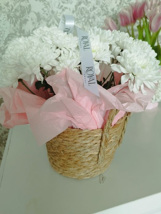 Продам цветы , белый шикарный букет