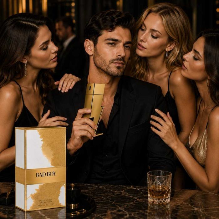 Луксозен мъжки парфюм Bad Boy, Eau de Toilette ,110 ml, с бергамот, черен пипер, кедър, тонка и какао