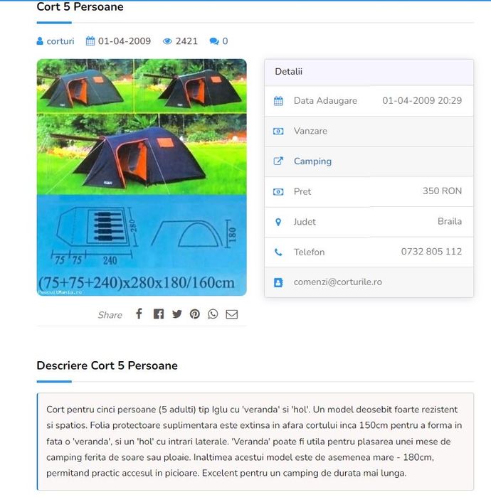 Cort camping sac dormit saltea rucsac