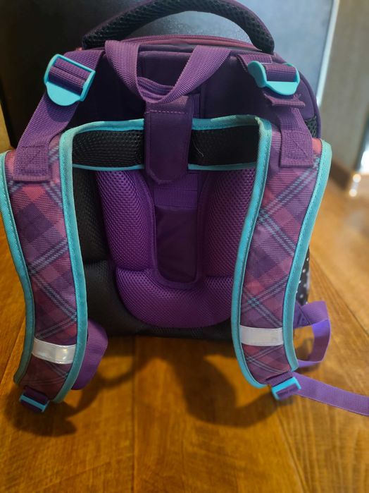 Рюкзак сиреневый с рисунком кошки