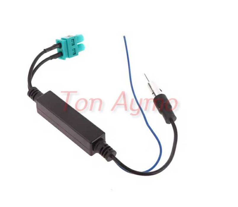 Антена усилвател Fakra Факра Към DIN Дин VW AUDI SEAT SKODA PORSCHE