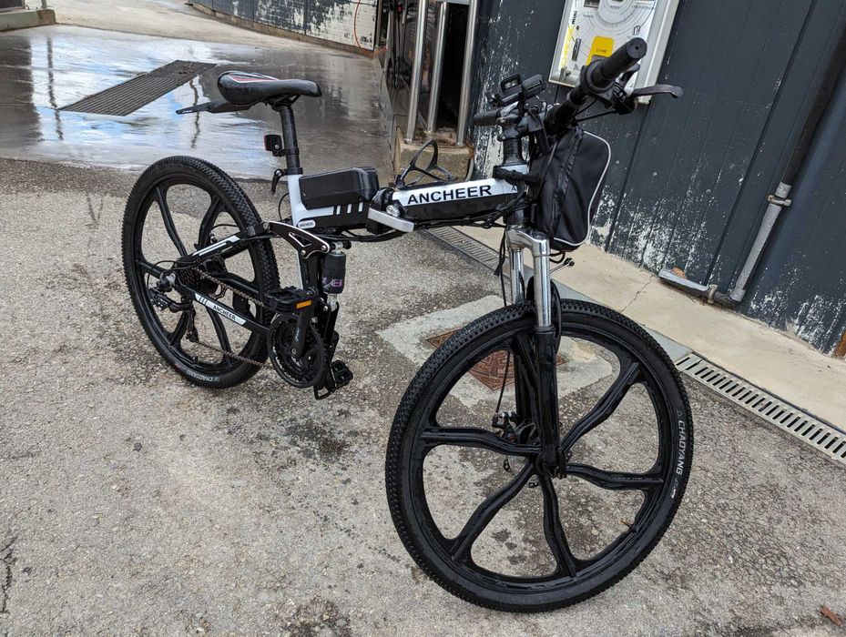 Bicicleta electrica Ancheer Folding Electric Bike 26''