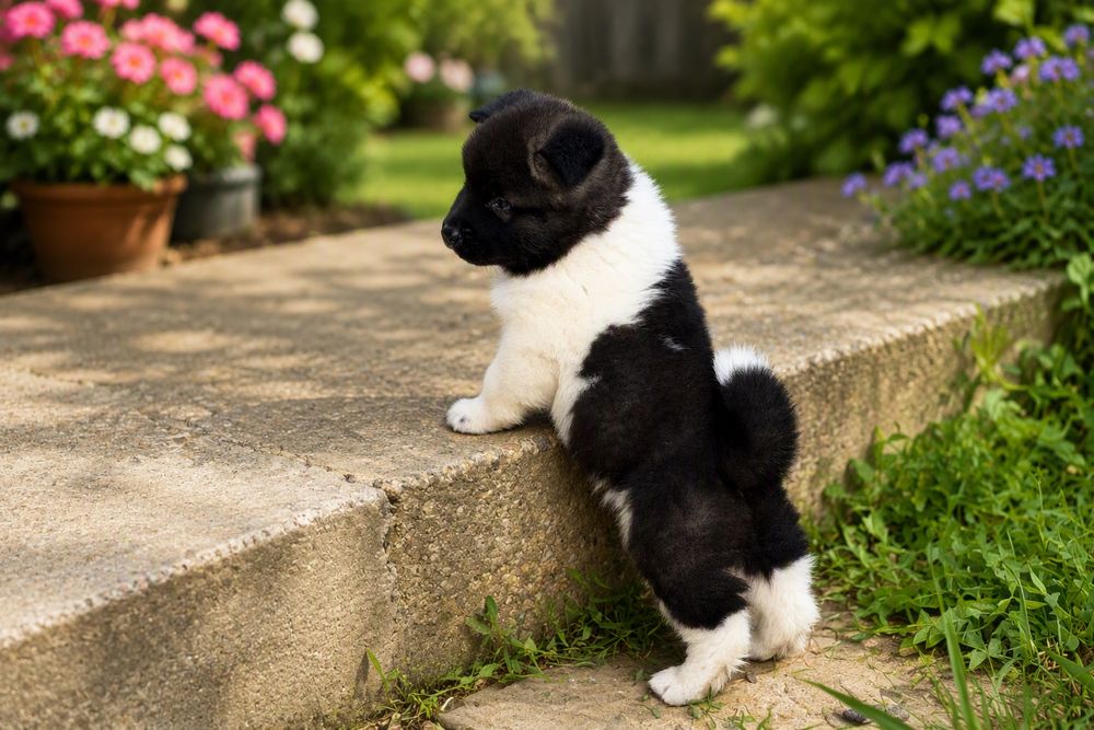 Akita American Mascul Pedigree Tip A Parinti Campioni