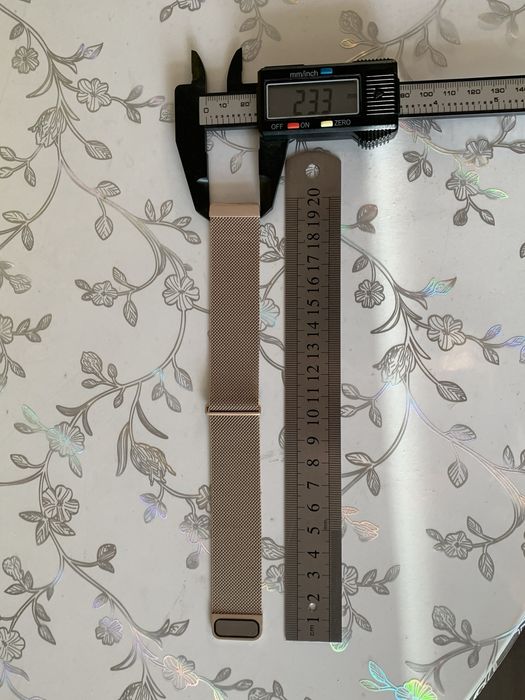 Curea milaneze inox roz 22 mm