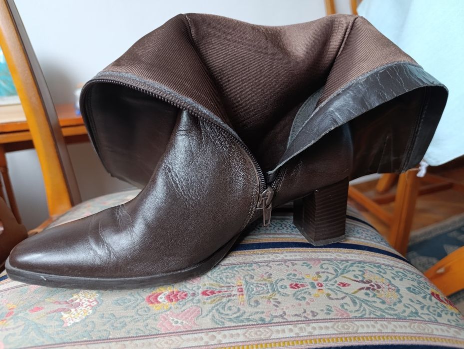 Кожени ботуши 38 размер