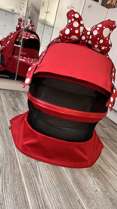 Кош за новородено Cybex Priam Lux Jeremy Scott Petticoat red dark