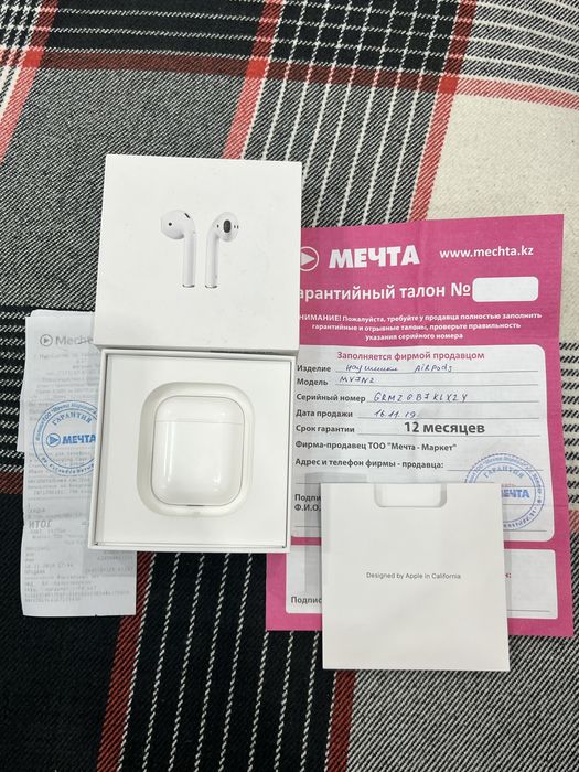 Airpods 2 ORIGINAL идеал