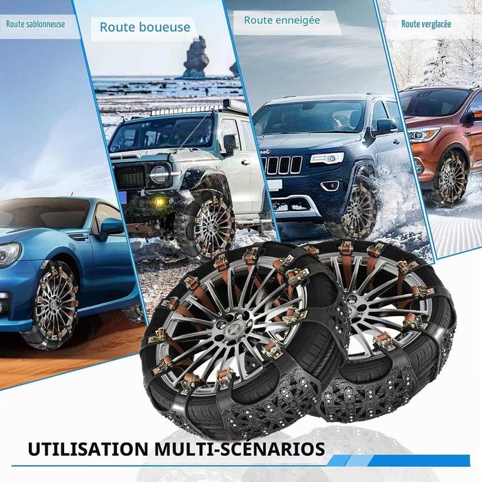 Lanțuri antiderapante DBREAKS, set de 6 bucăți, universale pentru autoturisme