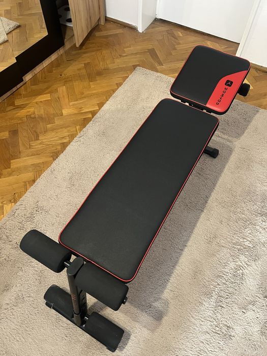 Banca fitness Domyos pliabila