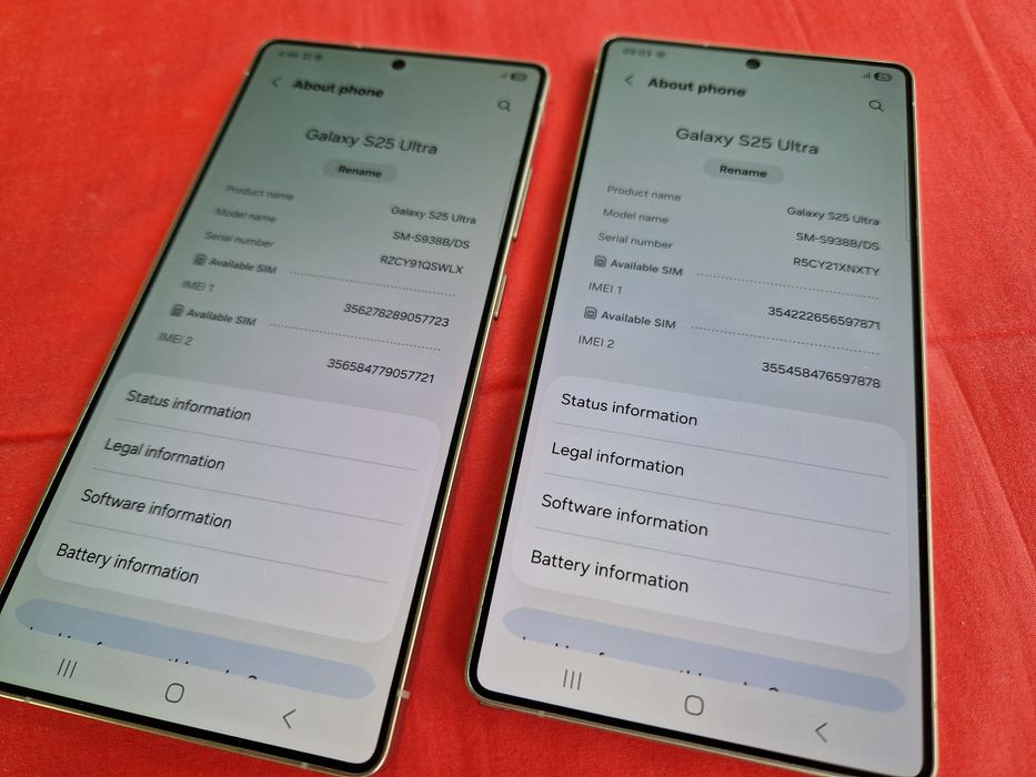 -Samsung S25Ultra, ca Nou Black Titanium 256Gb 12Ram Bat: 100% ireprosabil stare perfecta poze reale doar telefonul nici o restrictie nici o reparatie