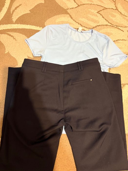 Pantaloni lejeri damă  40 și tricou L nou