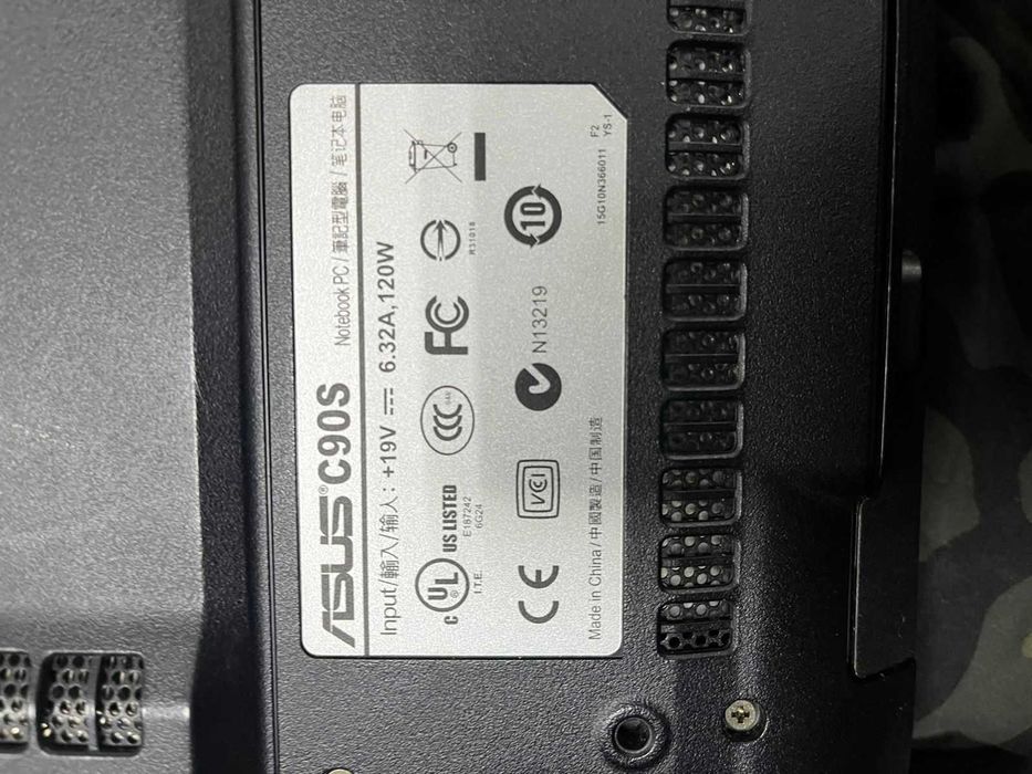 Ноутбук ASUS C90S корпус-плата