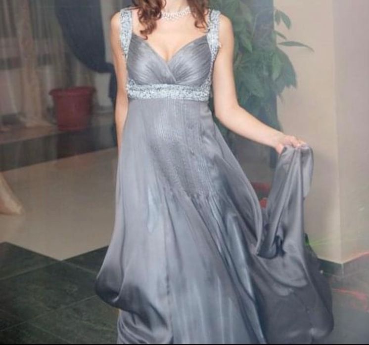 Rochie de seara matase Irina Schroter