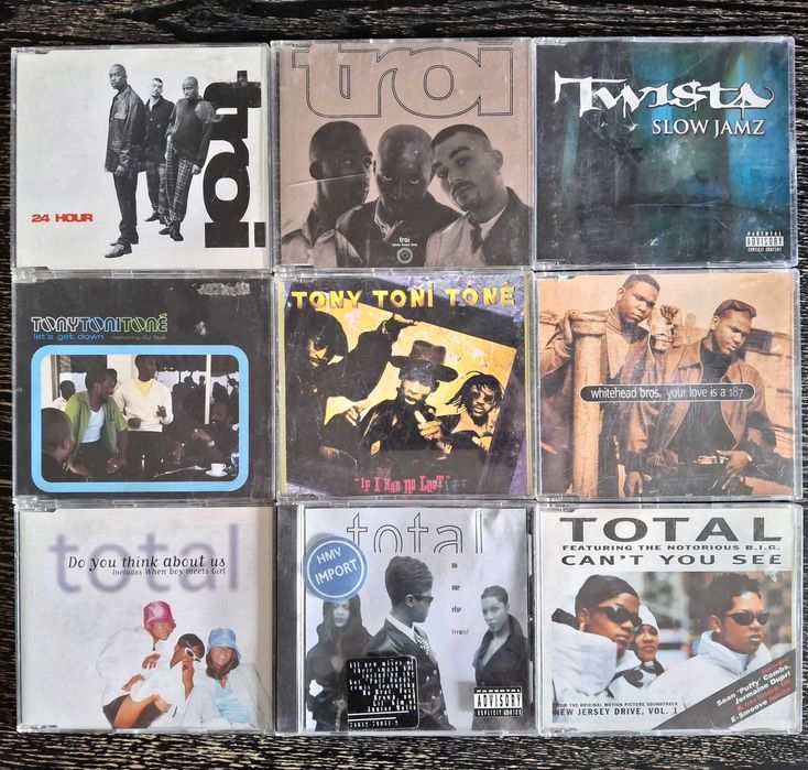 Hip Hop, R&B сингли за колекционери от Usher, TLC, Naughty by Nature, En Vouge, GUY, Twista, Eternal, Eric Benet, Horace Brown, Zhane, MN8 и още ...