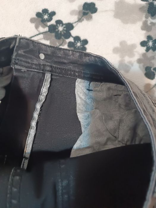 Pantaloni scurți blug Converse Lee, mărimea M.