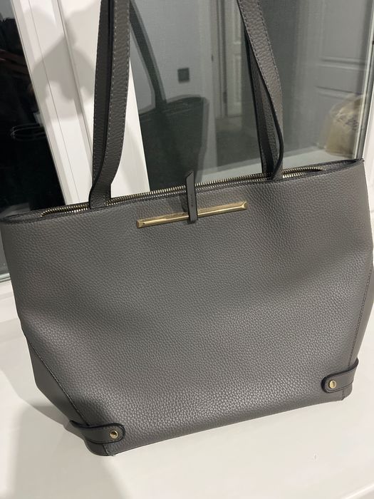 Сумка Nine West серая б/у кожзам