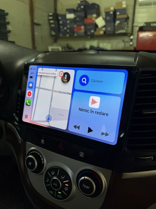 Navigatie Android Hyundai Santafe Waze Youtube + Camera Marsarier