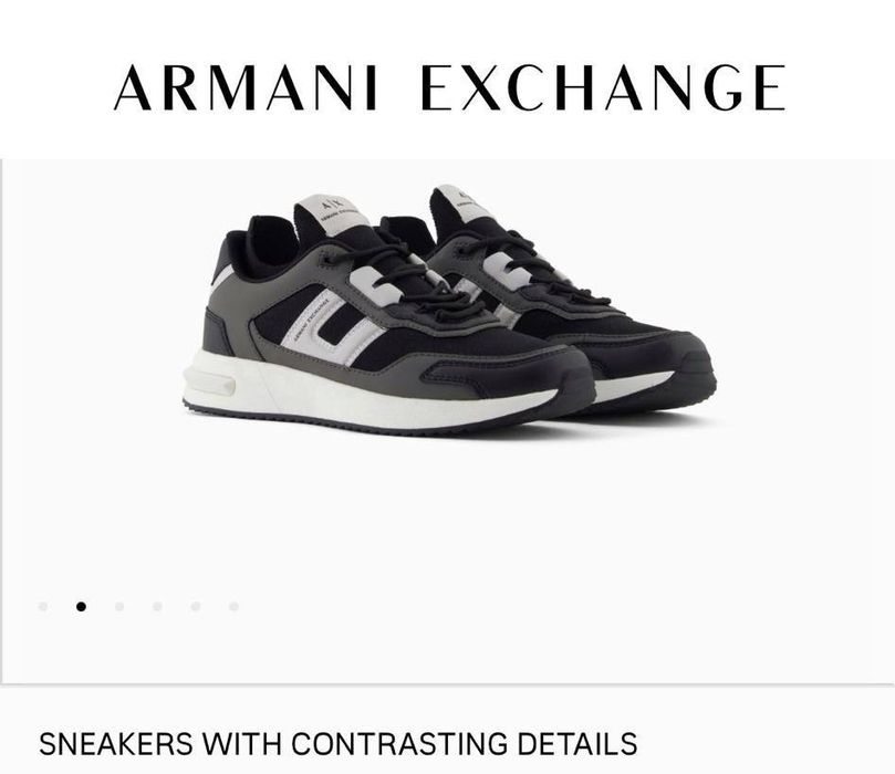 Оригинал Armani Exchange мужские кроссовки