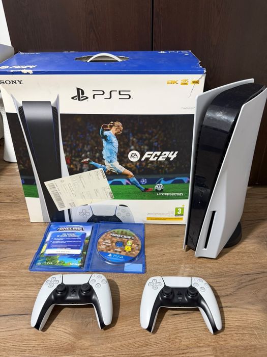 Playstation 5 disk 825gb2 manete un joc la cutie