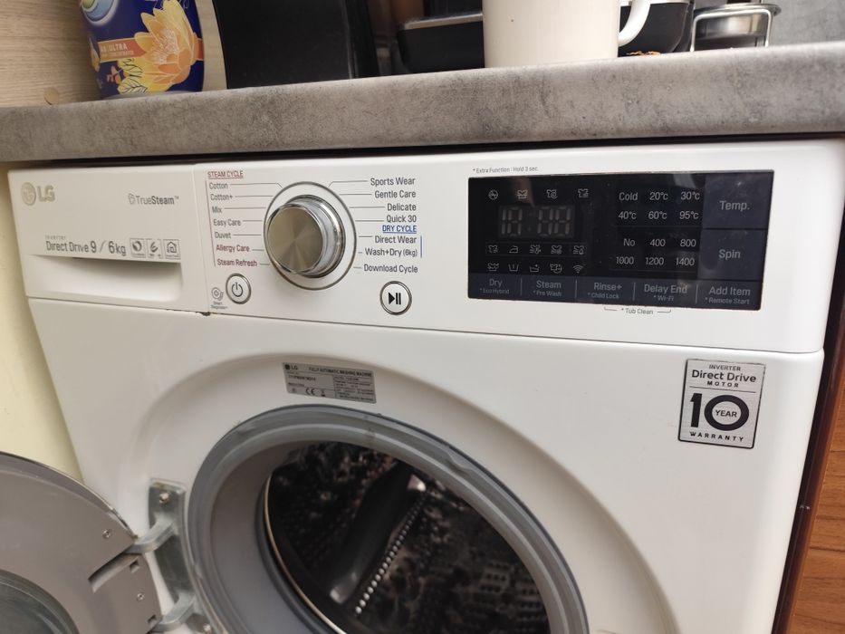 LG пералня + сушилня