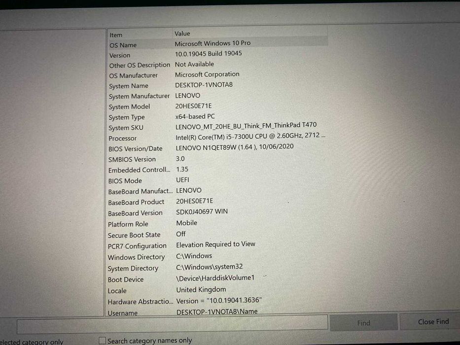 Lenovo ThinkPad T470 Touchscreen 2xbaterii