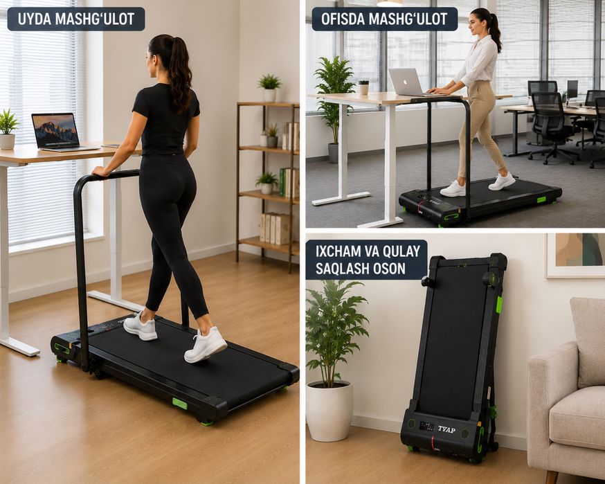 Uy va ofis uchun yugurish yo’lakchasi (Walking Pad)