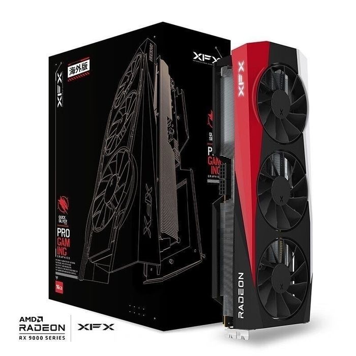 Видеокарта RX 9070 XT QUICKSILVER Overseas Edition