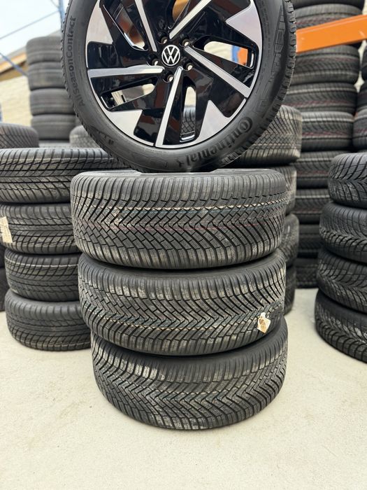 Jante 19 Anvelope Roti Originale VW Tiguan III Anvelope 255/45 R19 100T Allsezon Continental Nou 0km