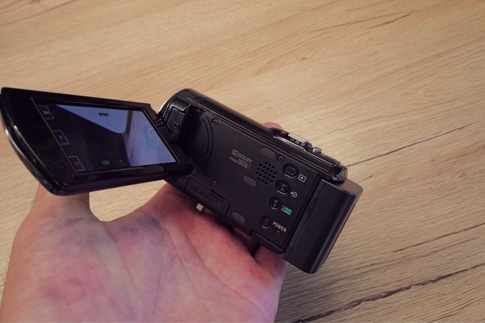 Camera video Sony Handycam HDR-CX115 lentile Zeiss SD card Touchscreen