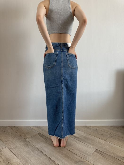 Джинсовая юбка Stradivarius