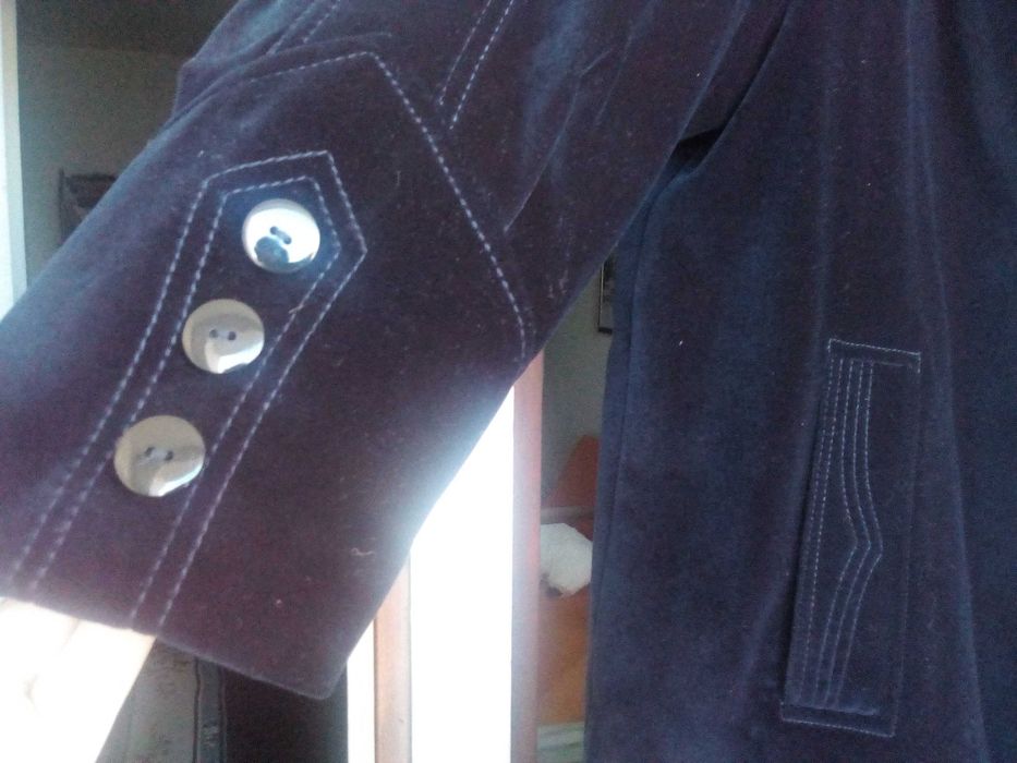 Palton catifea neraiata