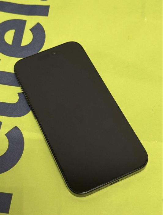 КАТО НОВ 256GB iPhone 15 Pro Yettel Гаранция 2026 Titanium Black Черен