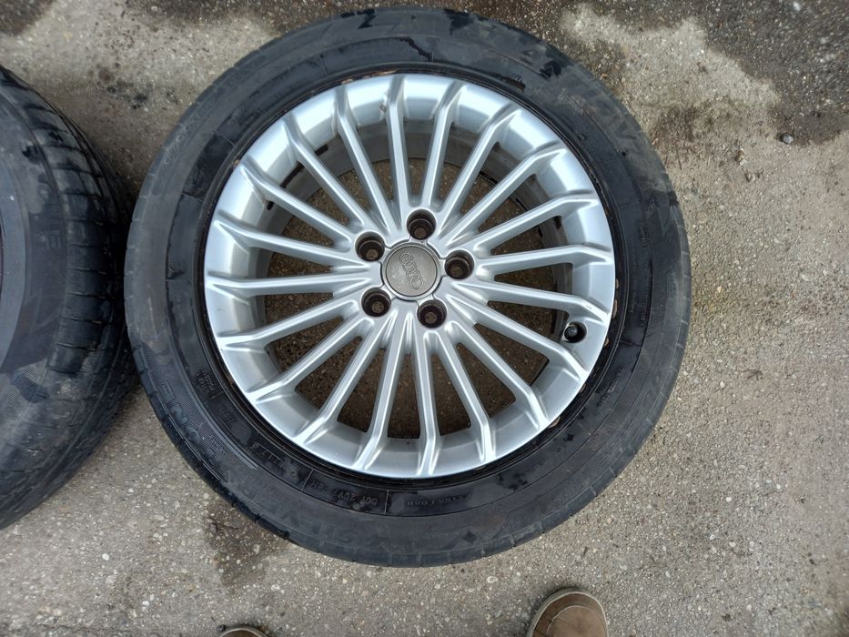 Vând jante R17 Audi originale, A5,A6,A4 (5×112) Vw sau Skoda butuc 66.