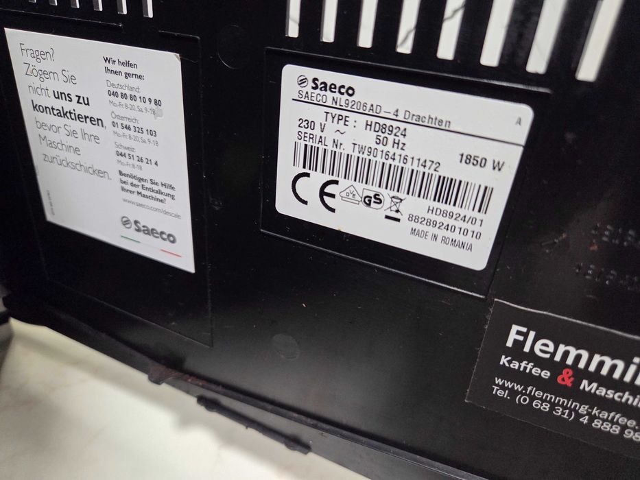 Espressor Automat Saeco PicoBaristo HD8924 Aparat Cafea Boabe Philips