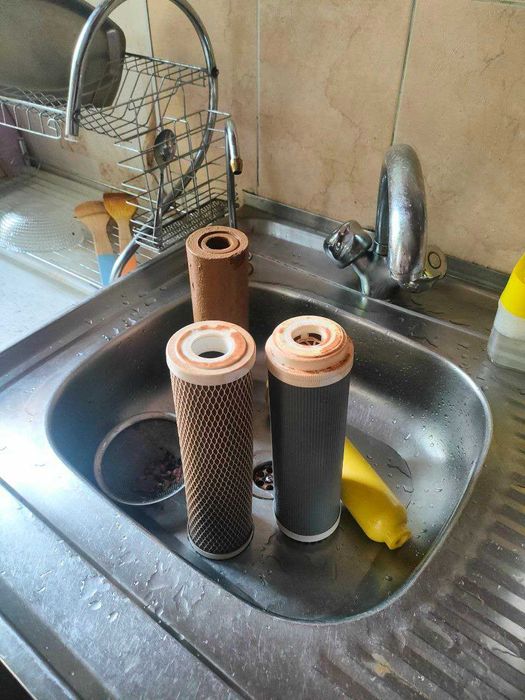 Фильтр для очистки воды. Ремонт. Замена картриджей. (Обратный осмос).