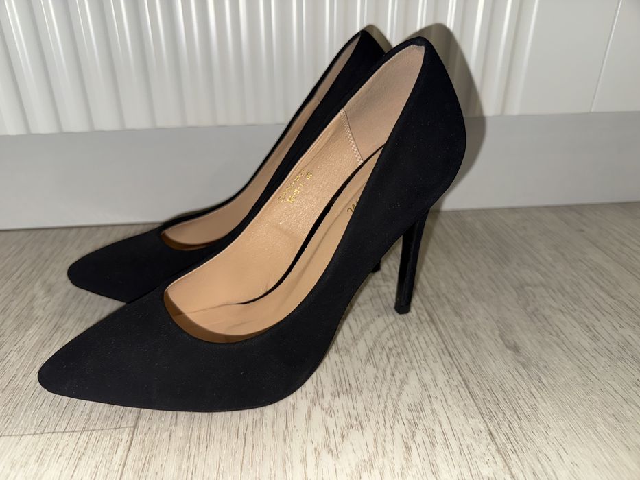 Черные туфли, 10 см каблук