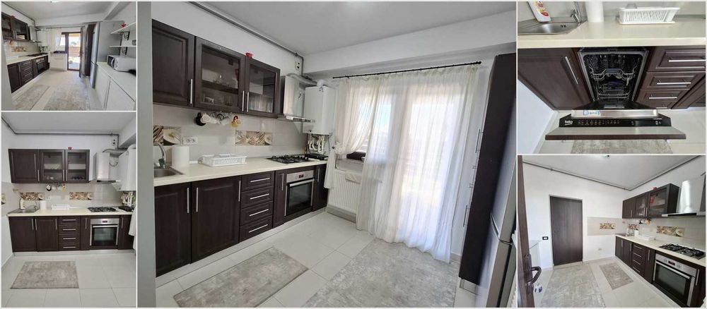 Proprietar, închiriez apartament 3 camere, curte personală, foișor, mobilat. Termen lung!