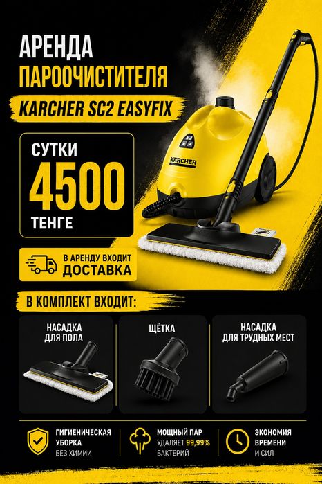Пароочиститель аренда