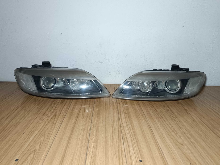 Фары 2шт XENON Audi Q7 4L Дорест 05-09г Ауди Ку7 Оригинал Б/У передние