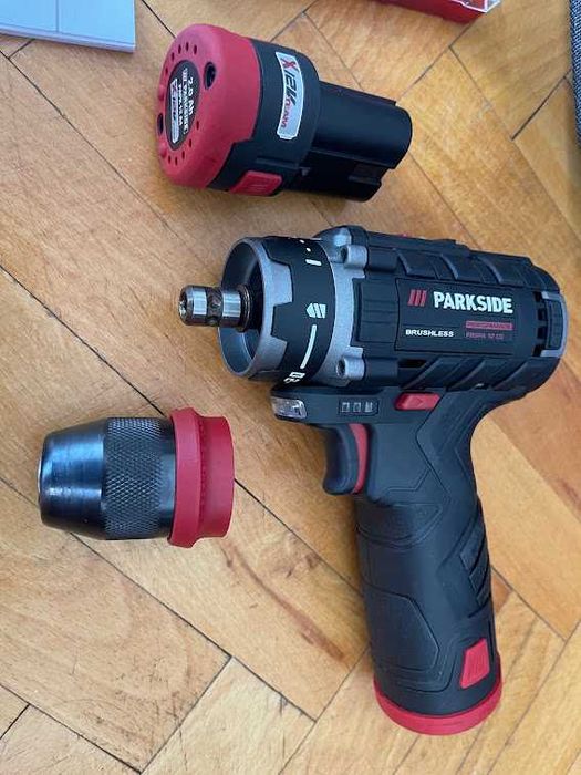 Нов винтоверт Parkside 12V с две скорости и свалящ се патронник