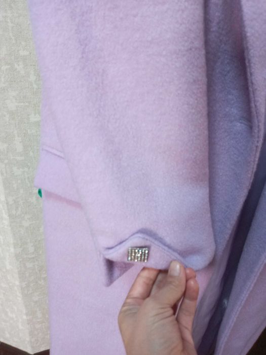 Новое женское пальто в фиолетовом цвете Турция