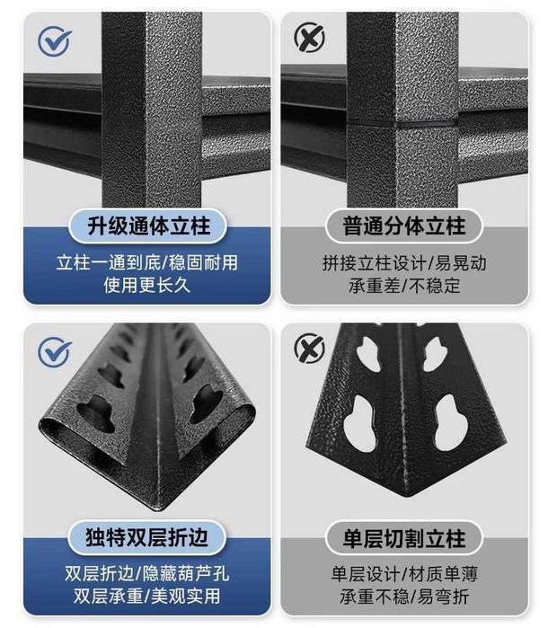 Javonlar Kaidiya SPCC po‘lat / Стеллажи из стали SPCC