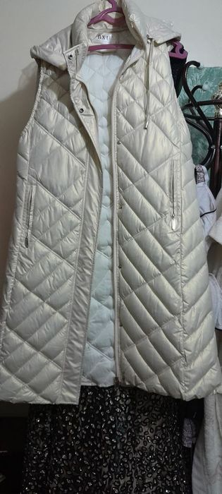 Куртка универсальная под любую погоду длинная без рукавов с  ка