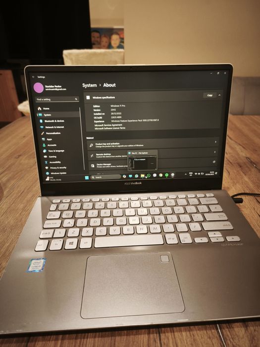 Pc laptop Asus Vivobook computer лаптоп компютър