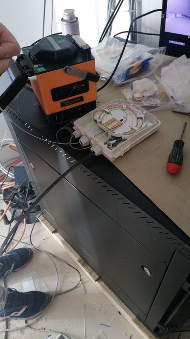 Suduri fibra optica, supravegere video