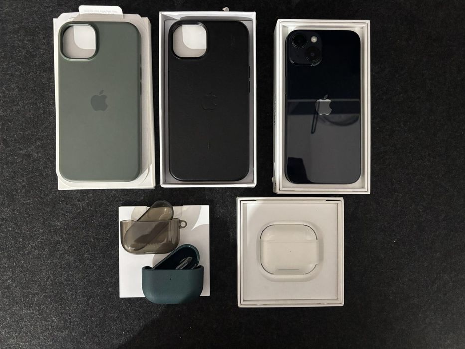 Iphone 14 + AirPods 3 + 2 huse apple