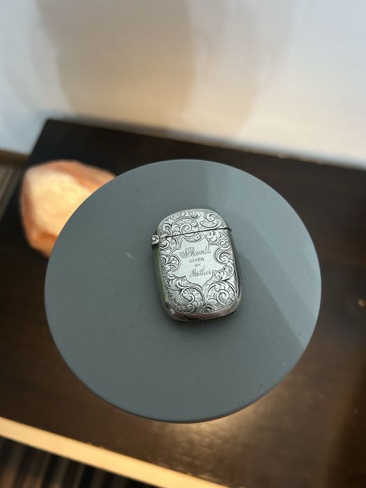 Cutie de chibrituri antica (vesta case)Argint