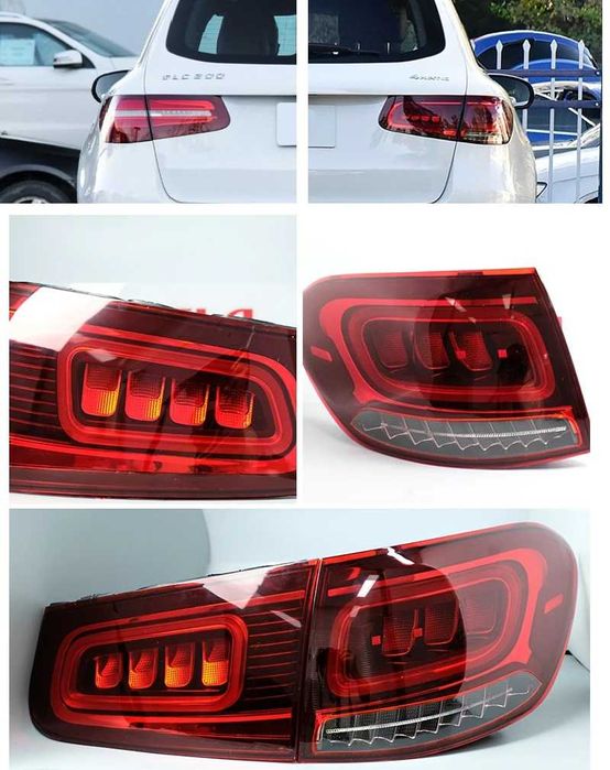 Тунинг LED Стопове за Mercedes GLC W253 (2015-2019) Facelift Vision